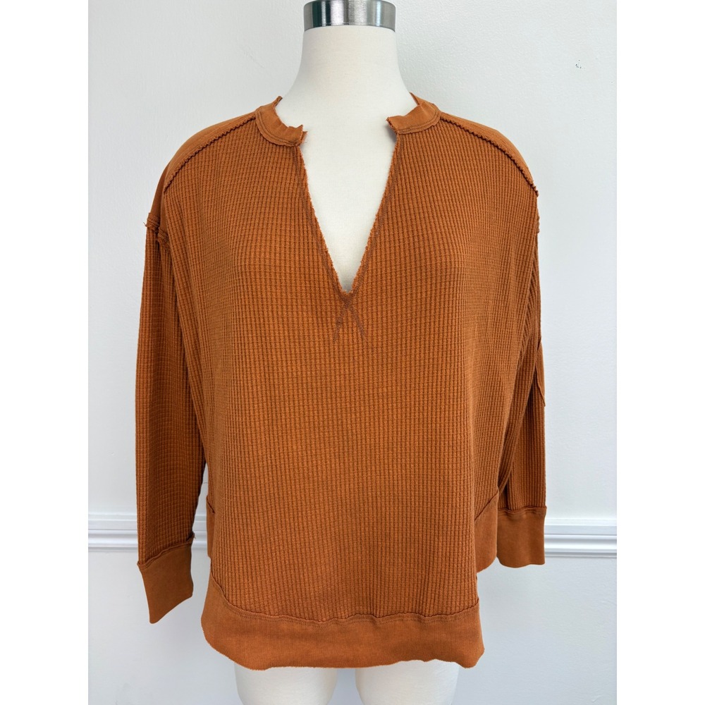 We the Free FP Owen Thermal Top Size M Autumn Wildflower Fall Festival Hippie